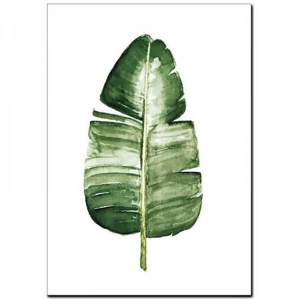 Nordic Green Plants Poster Print Home Wall Decor Canvas Painting Unframed